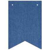 元の織布の青いファッションのジーンのデニム バンティングフラッグ (第3の旗)