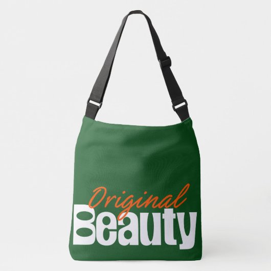 元の美しいの交差体のトートバック クロスボディバッグ (正面)