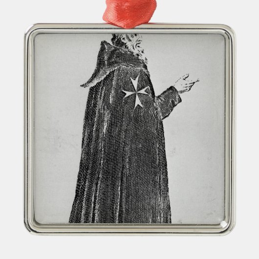 元の習慣の騎士Hospitaller メタルオーナメント (正面)