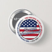 元の自国の保安-第2修正 缶バッジ (正面&裏面)