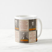 元の自由意志論者のコーヒー・マグ コーヒーマグカップ (正面右)