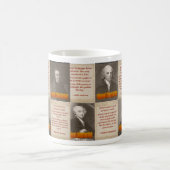 元の自由意志論者のコーヒー・マグ コーヒーマグカップ (中央)