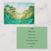 元の芸術からの平静ビジネスプロフィールカード 名刺 (正面/裏面)