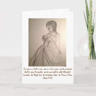 元の芸術のクリスマスカード: マドンナおよび子供 シーズンカード