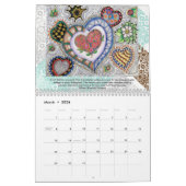 元の芸術の壁掛けカレンダー カレンダー (3月 2026)