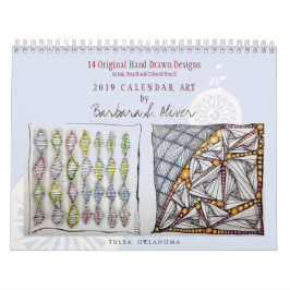 元の芸術の壁掛けカレンダー カレンダー