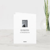 元の芸術の挨拶状 カード (裏面)