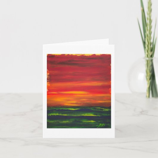 元の芸術の挨拶状 カード (正面)