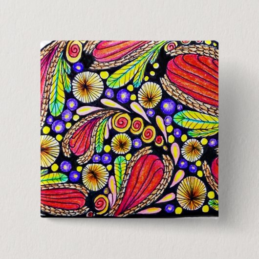 元の芸術ピン(2インチ) 缶バッジ (正面)