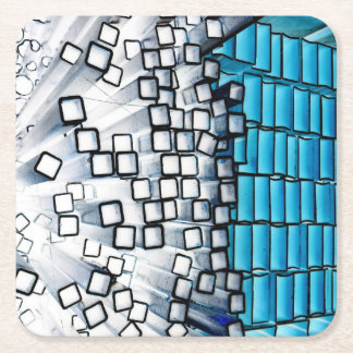 元の芸術: "比較しますステレオタイプ"を スクエアペーパーコースター