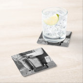 元の芸術: "無視デフォルトで" スクエアペーパーコースター (インサイチュ)