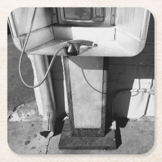 元の芸術: "無視デフォルトで" スクエアペーパーコースター