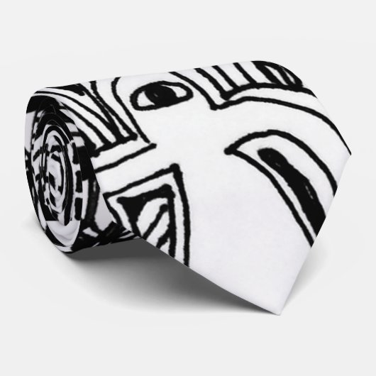 元の落書きの芸術のタイ ネクタイ (ロール)