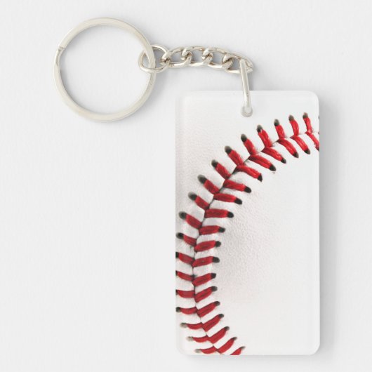 元の野球の球 キーホルダー (正面)