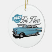 元の青い三5 セラミックオーナメント (左)