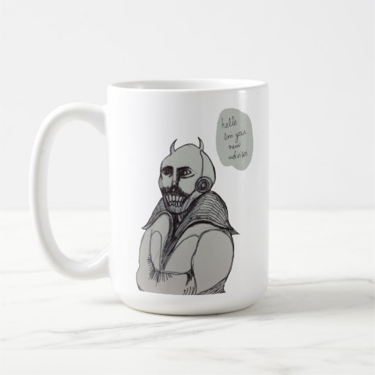元の鬼モンスターの顧問 コーヒーマグカップ (左)