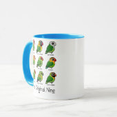 元の9 マグカップ (正面左)