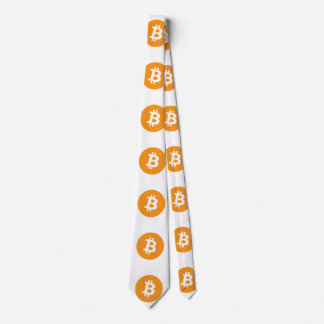 元のBitcoinのロゴの記号のネクタイ ネクタイ