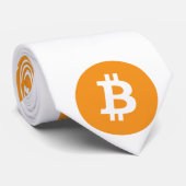 元のBitcoinのロゴの記号のネクタイ ネクタイ (ロール)