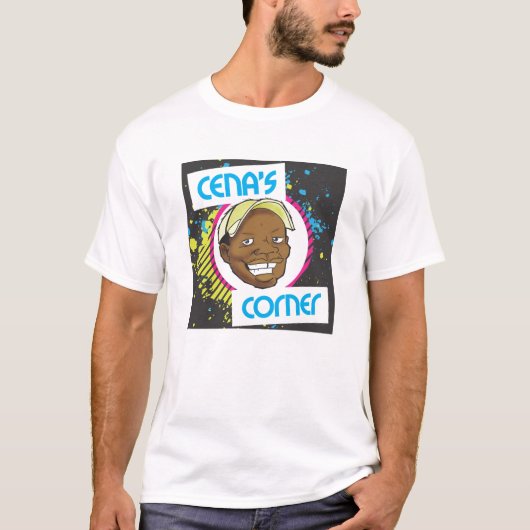 元のCenaの角のロゴのTシャツ Tシャツ (正面)
