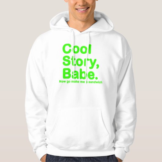 元のCool storyの可愛い人は今します私にサンドイッチを行きます パーカ (正面)
