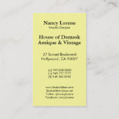 元のDECO色のTROYAN 名刺 (裏面)