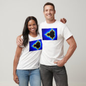 元のMandelbrotは03を-フラクタル置きました Tシャツ (ユニセックス)