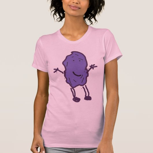 元のRaisin氏の(もみ革で) Tシャツ (正面)