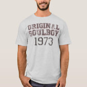 元のSoulboyの1973年の精神の音楽ファンのレトロのTシャツ Tシャツ (正面)