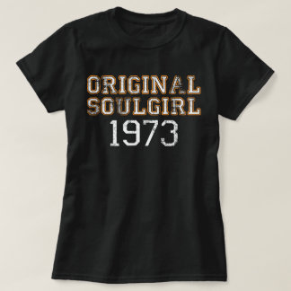元のSoulgirl 1973の北の精神の音楽ファンのティー Tシャツ