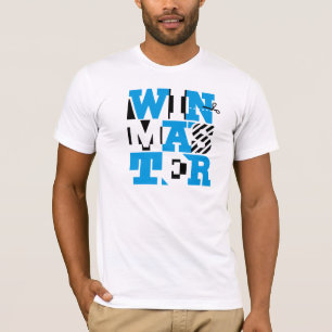 元のwinmasterのタイポグラフィのTシャツ Tシャツ