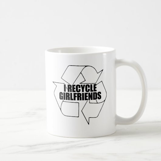 元カノをリサイクルする人です コーヒーマグカップ (右)