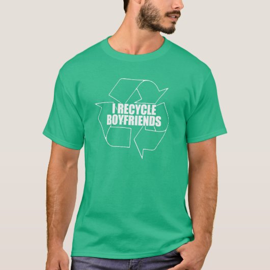元カレをリサイクルしてます Tシャツ (正面)