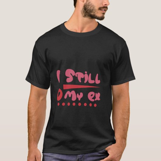 元カレ大好き!別れた恋愛サルカズム Tシャツ (正面)