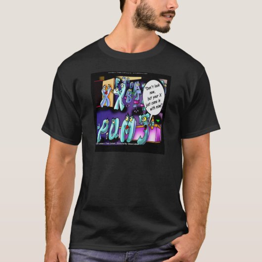 元カレ・元カノジョーク Tシャツ (正面)