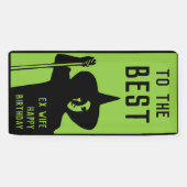 元ガールフレンドおもしろいギフト 横断幕 (横)