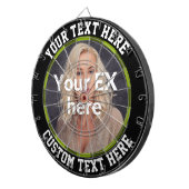 元ガールフレンド妻ボーイフレンド別れストレスレリーフ、 浮き彫り ダーツボード (正面右)