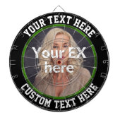 元ガールフレンド妻ボーイフレンド別れストレスレリーフ、 浮き彫り ダーツボード (正面)