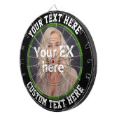 元ガールフレンド妻ボーイフレンド別れストレスレリーフ、 浮き彫り ダーツボード (正面右)