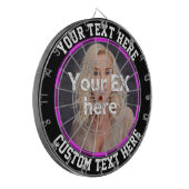 元ガールフレンド妻ボーイフレンド別れストレスレリーフ、 浮き彫り ダーツボード (正面左)