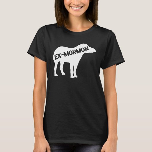 元モルモン+タピール+馬+LDS+Exmo+元モルモン Tシャツ (正面)