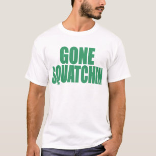 元及びベストセラーのボボによって行くSQUATCHINの緑 Tシャツ