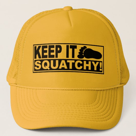 元及びベストセラーのボボはそれをSQUATCHY保ちます! キャップ (正面)