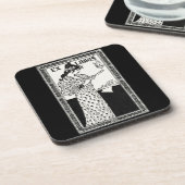 元司書アールヌーボー コースター (左側)