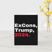 元囚人トランプ2024 トランプ ヴァンス カード (黄色い花)