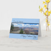 元夫の父の日 カード (黄色い花)