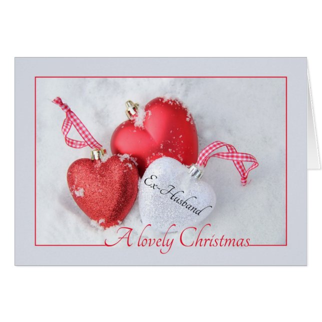 元夫クリスマスカード (正面横)
