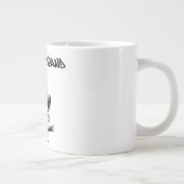 "元夫" スカルヘッド ジャンボコーヒーマグカップ (右)