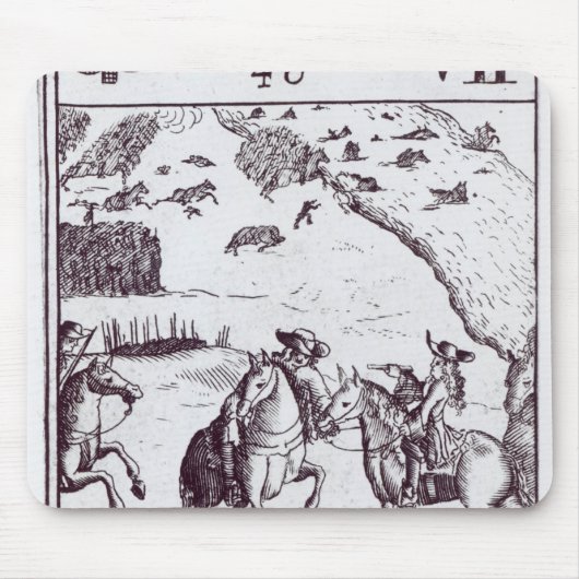 元帥のTallardによって取られる囚人 マウスパッド (正面)