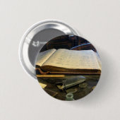 元帳および接眼レンズ 缶バッジ (正面&裏面)